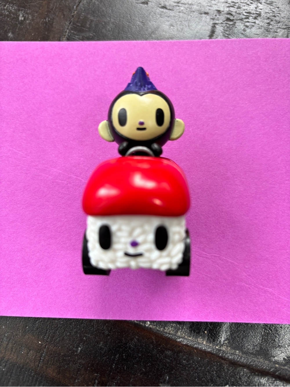 Tokidoki Maxx Sushi Car Toy in Red, White & Purple